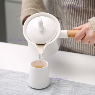 送置物架 鍋 鍋具 奶鍋 牛奶鍋 鍋具套裝 順民陶瓷小奶鍋木柄帶蓋奶鍋寶寶輔食鍋家用迷你小奶鍋泡花茶壺