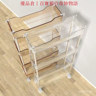 ⭐精選優品⭐ 衛生間夾縫浴室置物架落地收納架馬桶邊窄縫隙厠所小推車式