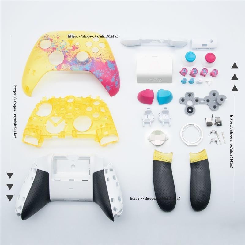 ⚡電玩周邊⚡【靜音墊設計】Xbox Series X/S無線游戲手柄xsx xss極限競速地平線5替換殼配件