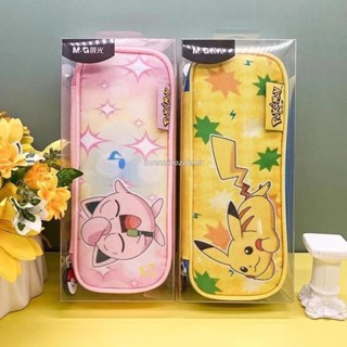 ｋｋ🎇桃園出貨+發票🎉晨光寶可夢聯名筆袋小學生學生大容量文具盒多功能鉛筆盒卡通拉鍊