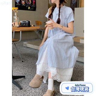 🎶小鈴音Isletune🔔推薦🔔法式洋裝連身裙大尺碼女裝大尺碼長洋背心裙大尺碼洋裝魚尾裙孕婦裝短袖吊帶裙綁帶夏季長