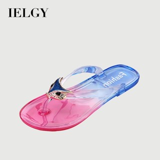 IELGY 時尚防滑人字拖沙灘涼鞋女
