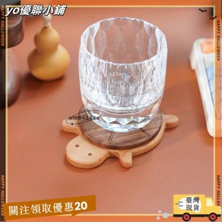 【臺灣出貨】+發票卡通杯墊 黑衚實木烏龜墊 桃水壺茶杯墊 餐具防燙墊 時尚創意餐桌小擺件 裝飾推薦xin3