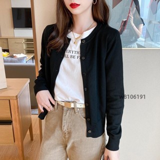 免運出貨💛針織開衫上衣 薄外套針織開衫女裝2025年新款薄款毛衣外套春秋短款內搭打底衫外搭上衣外搭披肩上衣 短板薄外套