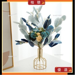 🔥臺灣發貨🔥客廳假花仿真花塑膠花擺件ins客廳酒櫃餐桌房間鬱金香插花裝飾品ins日韓風