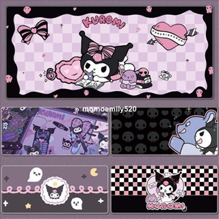 ❣在臺低價❣Kuromi 庫洛米皮革滑鼠墊超大號可愛卡通男女生三麗鷗辦公電腦鍵盤書桌墊