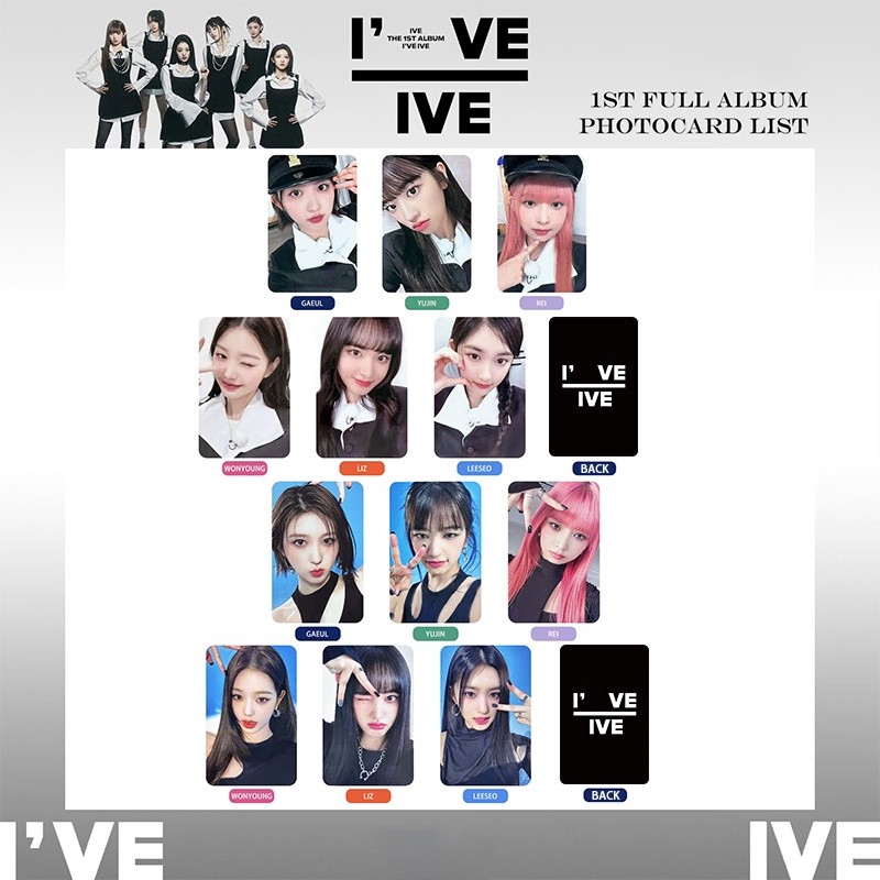 Kpop IVE 新專輯卡特別版卡簽名卡明信片 Wonyoung原創滿屋