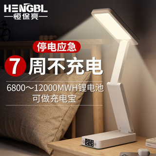 摺疊式檯燈 學生專用 護眼燈 書桌檯燈 閱讀床頭夜燈不插電 檯燈小夜燈 USB 插入式學習燈 可調光檯燈 LED