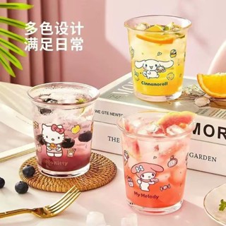水杯 便攜水杯 環保杯✨ 【壹周內2900+人拼單】ins水杯卡通小眾kitty玻璃杯咖啡杯牛奶家用高顏值耐高溫