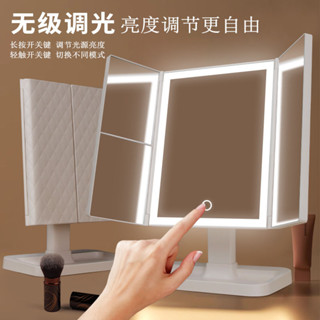 化妝鏡 led 化妝鏡 化妝鏡 led led化妝鏡 化妝鏡燈 鏡子 鏡子化妝鏡 小鏡子 桌上鏡子【2497人好評】顔天