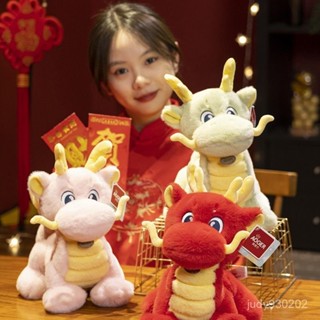 【臺灣熱銷】🌸2024龍年吉祥物公仔拜年龍寶寶玩偶毛絨玩具公司年會兒童新年禮物 VECO