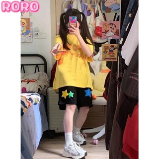 RORO🔸大碼短褲 【店鋪熱銷】300斤大碼寬松高腰五分褲女夏薄款休閑運動褲學生高腰顯瘦短褲ins