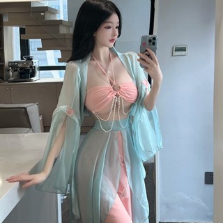 【YLY】情趣內衣🫰小家碧玉 古代美人 性感睡衣古風漢服旗袍制服免脫 性感內衣 角色扮演 2864