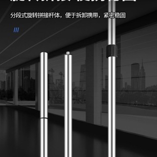 🔥🔥不銹鋼水平儀升降桿加粗加厚支撐桿通用微調雲臺通用裝修工