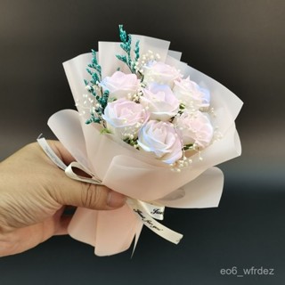 ⚡限量購⚡永生花束 玫瑰蓪草花束 繡球花 兔尾草 滿天星 乾燥花 花束禮物 情人節 生日 畢業 婚禮小物 情人節禮物 N