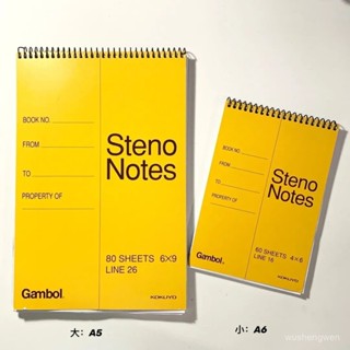 臺灣出貨線圈筆記本英語單詞本渡邊螺旋上翻本a/a分欄速記本手帳本 日記本 學生記事本 質感筆記本 隨身筆記本