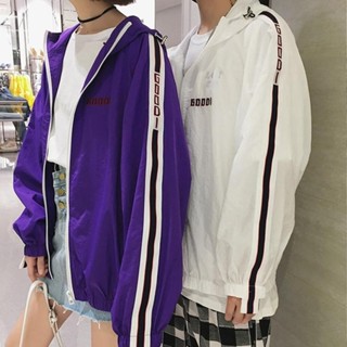 【限時特價】 防曬衣女短款夏季新款韓版學生bf原宿風寬松ins薄情侶外套潮