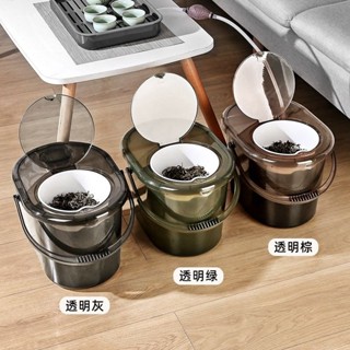 臺灣出貨茶水桶茶渣桶廢水桶家用功夫茶具配件茶葉過濾桶塑膠垃圾桶小茶桶