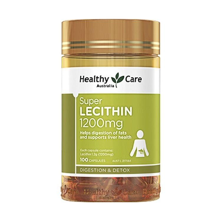 澳洲進口Healthy Care大豆卵磷脂HC軟膠囊魚油搭配中老年