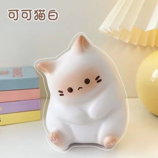臺灣出貨💖【1203人收藏】可愛解壓小貓玩具回彈減壓神器兒童辦公室禮物可可擺件治癒小貓咪 卡拉貓的小魚鋪