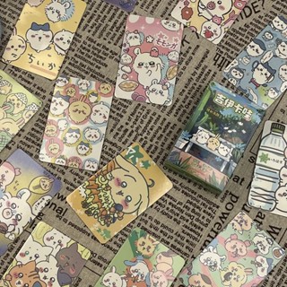 生活優選✅吉伊卡哇鐳射小卡55張特典卡通chiikawa係列diy小八吉伊卡片ins風 UCXT