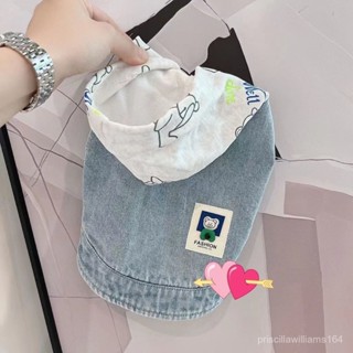 🐢 限時購 可愛小熊帽 狗狗背心 寵物春秋衣服 狗狗牛仔衣服 寵物牛仔 狗衣服 狗狗衣服小型犬 寵物 9NUZ
