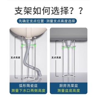 🔥臺灣出貨-熱賣中🔥調節靈活 臺下盆支撐架不銹鋼陶瓷廚房洗菜水槽衛生間洗臉盆洗手盆支架託架