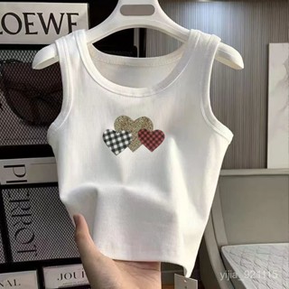 夏季百搭打底吊帶背心夏季百搭打底吊帶背心純棉辣妹字母修身吊帶背心夏季印花新款短款無袖打底外穿上衣