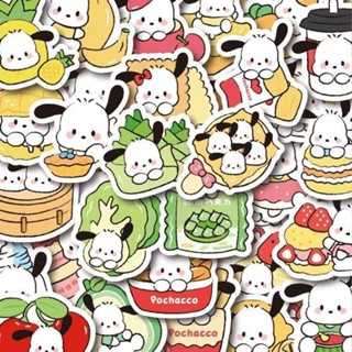 ❤️新北出貨🌟貼紙❤️防水 ins 100張 卡通 帕恰狗 美食 可愛 貼紙 手賬裝飾 手機貼畫 防水
