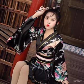 日本和服 和服 和服外套日式和服 角色扮演 cosplay衣服和服女日式攝影旅拍寫真神明少女和服外穿跳舞情趣短款睡衣睡裙