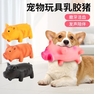 ✨臺灣熱銷✨狗狗玩具動物乳膠豬造型啃咬發聲乳膠玩具寵物用寵物玩具 寵物玩偶 結繩玩具 狗玩具 耐咬玩具 狗狗玩具 磨牙