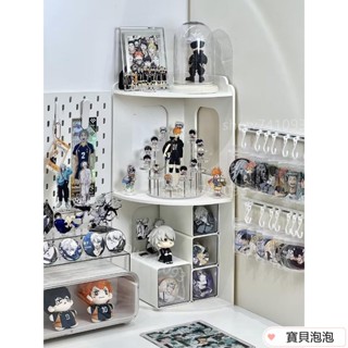 【滿199起出貨】桌上置物架 公仔展示 階梯展示架 多功能 可疊加 雙層置物架 轉角架 層架 收納架 置物架
