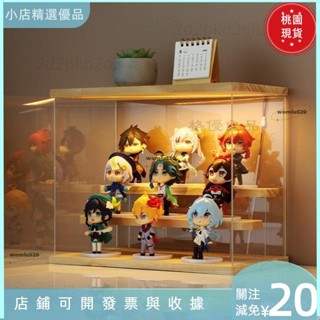 ◆臺灣爆款◆盲盒收納盒泡泡瑪特亞剋力展示架手辦盒展示櫃娃娃樂高模型防塵罩 YCJE222