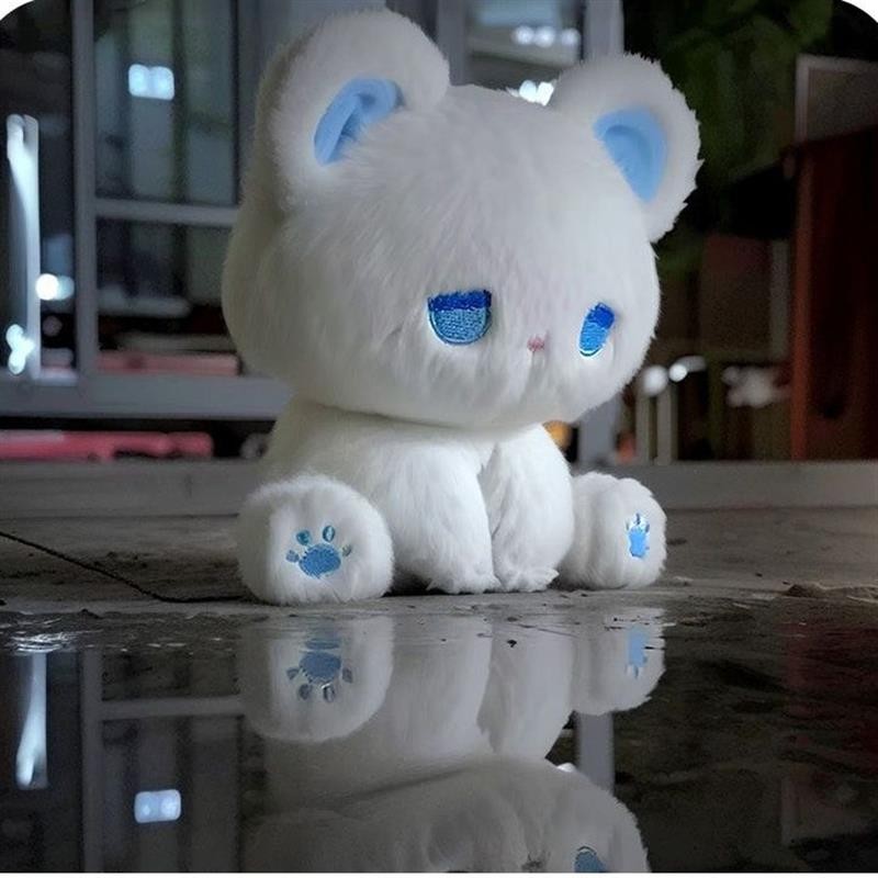 嘟嘟雜貨鋪【超萌emo小熊】娃娃 emo小熊 呆呆熊 可愛 毛絨玩具 小熊娃娃