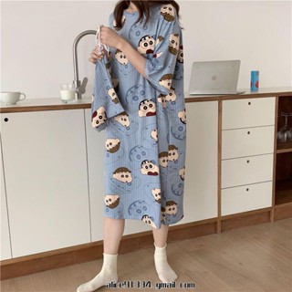 桃園發貨✨【特大尺碼M-5XL 40-100kg】夏季睡裙女網紅ins家居服薄款短袖睡衣大尺碼寬鬆學生可外穿孕婦裝