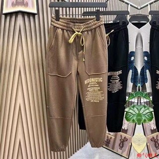 最低出廠價💎衛褲💎寬鬆褲子百搭運動口袋褲大春秋衛褲新款男士潮流休閒褲哈倫運動褲