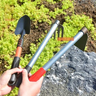 鋤頭加厚全鋼戶外挖筍鬆土除草工具家用農具園藝種菜兩用神器加厚全鋼戶外鋤頭挖筍鬆土除草