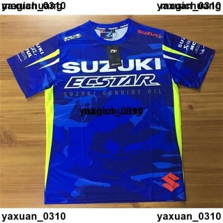【廠家現發】SUZUKI 2024新款f1賽車服+鈴木摩托車polo衫+夏季男女短袖t恤
