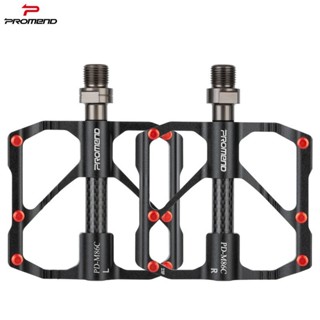 【臺灣熱賣】手動工具新款PROMEND自行車腳踏 R87C公路車碳縴軸承踏闆山地車3培林腳蹬耐磨耐用