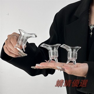 😘桃園出貨😘 免運 2錢帝王杯 冰美式拿鐵咖啡杯 Ins風創意 搞怪三足爵杯 玻璃杯 酒杯