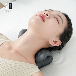 YOUYV|頸椎按摩枕指壓按摩器脖子肩部牽引枕護頸椎助睡眠C型枕dd423