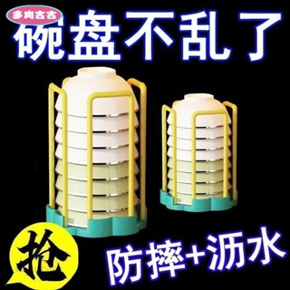 多肉吉吉🍋可伸縮碗架置物架 塑膠廚房水槽碗筷瀝水碗架 家用碗架 碗託瀝水架