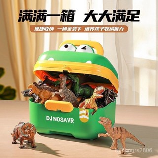 臺灣出貨💕 男孩兒童軟膠霸王龍三角龍恐龍玩具模擬動物模型擺件生日禮物套裝