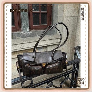 秋之別の精品鋪子[1212]手提機車包hobo高階感時尚夏季百搭深係小包洋氣通懃包時尚大容量百搭秋冬