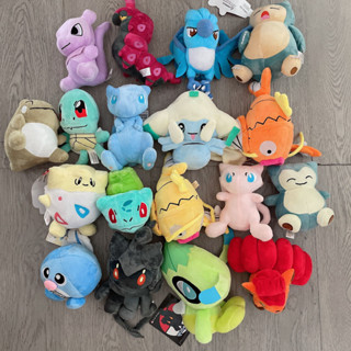【KC潮玩】臺灣出貨 精靈寶可夢 18 款神奇寶貝毛絨玩具皮卡丘 Articuno Magikarp 動漫人物卡哇伊可愛