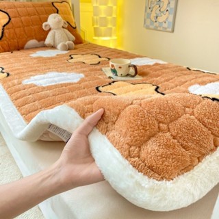 【優購精品】泰迪絨床墊軟墊冬季牛奶絨保暖床蓋家用鋪墊加厚單人珊瑚絨床褥墊地鋪睡墊