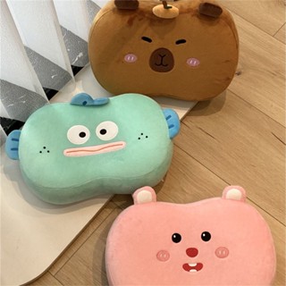 午睡枕 趴睡枕✨ 可愛卡通loopy小丑魚卡皮巴拉午睡枕可拆洗回彈雙面辦公室趴睡枕 冰枕 枕頭
