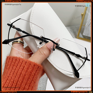 🕶近視眼鏡🕶無框鑽石切邊近視眼鏡 休閒時尚近視眼鏡 大臉顯瘦近視眼鏡 有度數眼鏡 無度數眼鏡 近視眼鏡 眼鏡