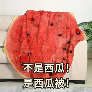 西瓜毯子 創意披薩餅毯子 單人毯 捲餅毯 法蘭絨毛毯 印度飛餅搞怪毛毯 保暖毛毯 沙發毯 羔羊絨 辦公室午睡蓋毯