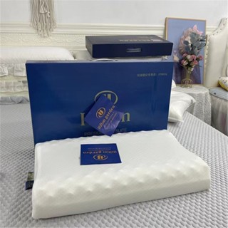 【臺灣 熱銷品】泰國禮品乳膠枕頭護頸椎枕頭禮盒裝枕芯批髮成人兒童乳膠枕代髮 BFGG